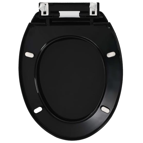 vidaXL 145021 Soft-close Toilet Seat With Quick-release Design Black vidaXL 145021 Soft-close Toilet Seat With Quick-release Design Black