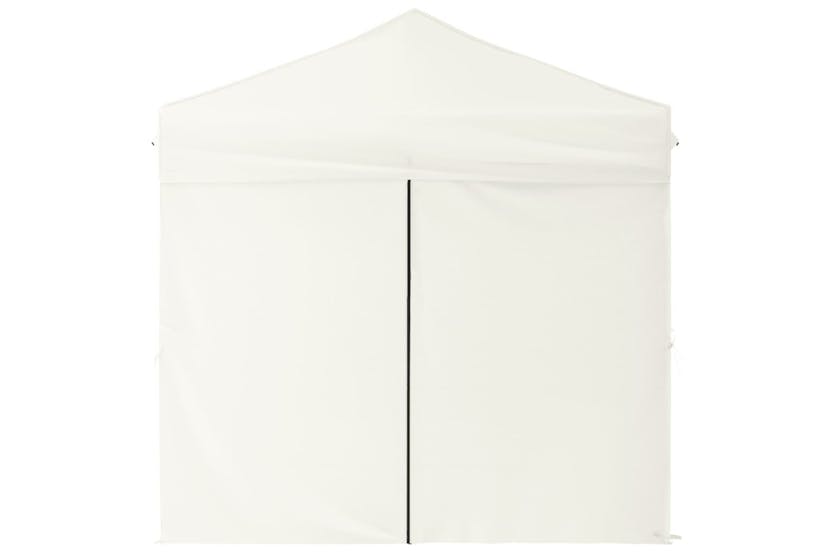 vidaXL 93501 Folding Party Tent With Sidewalls Cream 2x2 M vidaXL 93501 Folding Party Tent With Sidewalls Cream 2x2 M