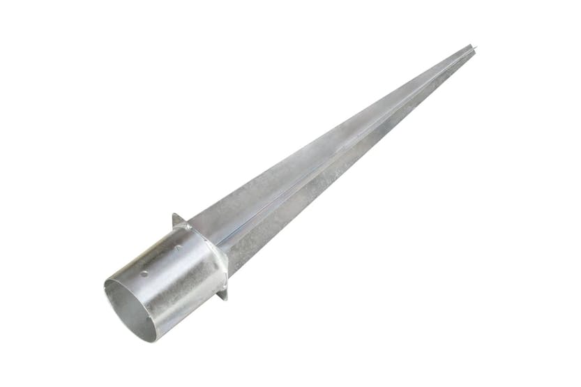 vidaXL 145434 Ground Spikes 6 Pcs Silver 12x91cm Galvanised Steel vidaXL 145434 Ground Spikes 6 Pcs Silver 12x91cm Galvanised Steel