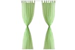 vidaXL 130204 Apple Green Sheer Curtain 140 X 225cm 2 Pcs vidaXL 130204 Apple Green Sheer Curtain 140 X 225cm 2 Pcs