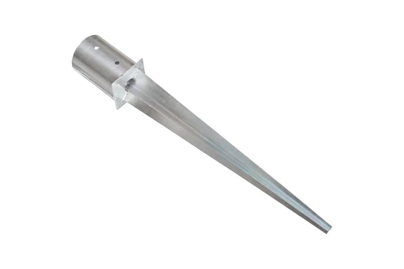 vidaXL 145432 Ground Spikes 6 Pcs Silver 10x76cm Galvanised Steel vidaXL 145432 Ground Spikes 6 Pcs Silver 10x76cm Galvanised Steel