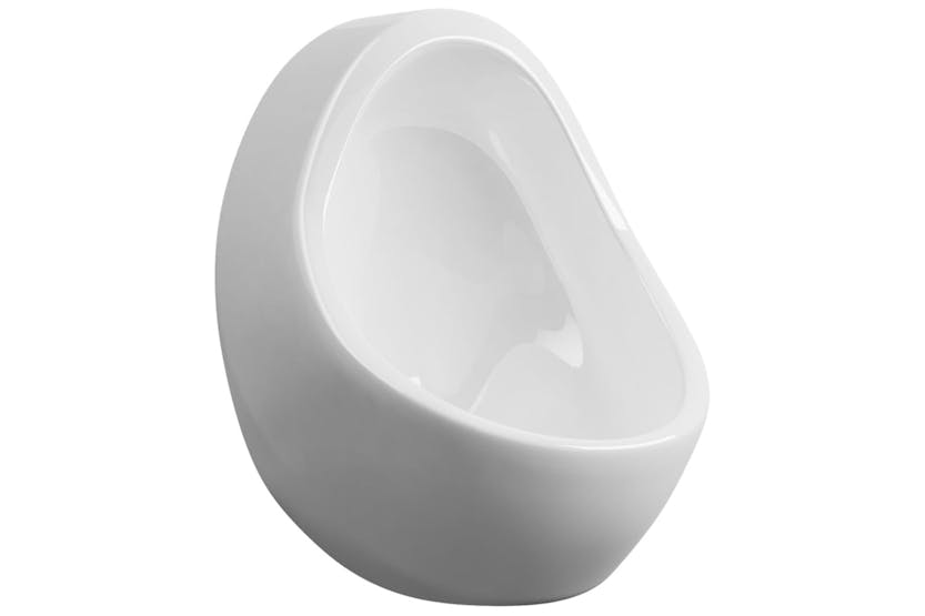 vidaXL 143990 Wall Hung Urinal With Flush Valve Ceramic White vidaXL 143990 Wall Hung Urinal With Flush Valve Ceramic White