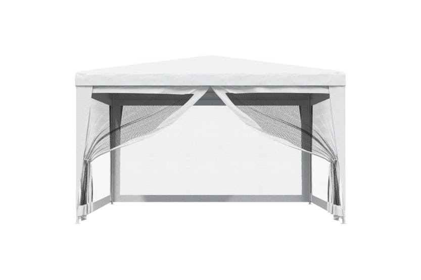 vidaXL 48522 Party Tent With 4 Mesh Sidewalls 4x4 M White vidaXL 48522 Party Tent With 4 Mesh Sidewalls 4x4 M White