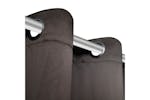 vidaXL 130371 2 Pcs Brown Blackout Curtains With Metal Rings 135 X 245cm vidaXL 130371 2 Pcs Brown Blackout Curtains With Metal Rings 135 X 245cm