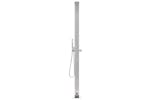 vidaXL 3070792 Garden Shower With Grey Base 225cm Stainless Steel vidaXL 3070792 Garden Shower With Grey Base 225cm Stainless Steel
