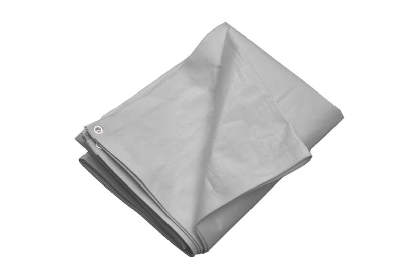 vidaXL 151507 Tarpaulin 260 G/m² 6x8 M Grey Hdpe vidaXL 151507 Tarpaulin 260 G/m² 6x8 M Grey Hdpe
