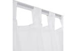 vidaXL 130199 White Sheer Curtain 140 X 245cm 2 Pcs vidaXL 130199 White Sheer Curtain 140 X 245cm 2 Pcs