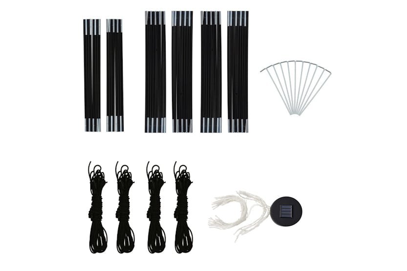 vidaXL 92237 Party Tent With Led And 4 Sidewalls 3.6x3.6x2.3 M Green vidaXL 92237 Party Tent With Led And 4 Sidewalls 3.6x3.6x2.3 M Green