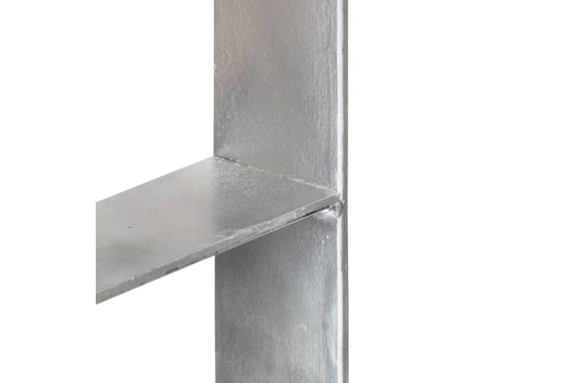 vidaXL 145297 Fence Anchors 6 Pcs Silver 8x6x60cm Galvanised Steel vidaXL 145297 Fence Anchors 6 Pcs Silver 8x6x60cm Galvanised Steel