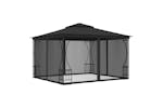 vidaXL 48597 Gazebo With Nets 300x300x265cm Anthracite vidaXL 48597 Gazebo With Nets 300x300x265cm Anthracite