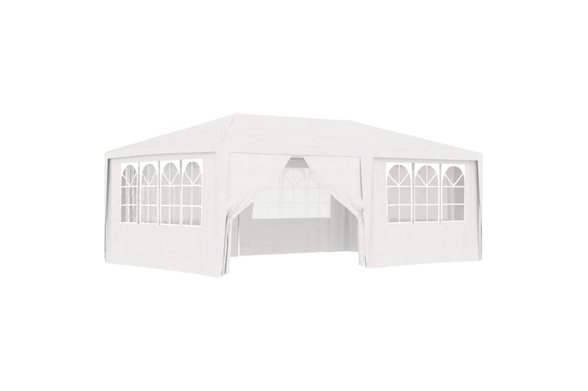 vidaXL Professional Party Tent With Side Walls 4x6 M White 90 G/m? vidaXL Professional Party Tent With Side Walls 4x6 M White 90 G/m?