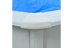 vidaXL 3098042 Swimming Pool With Safety Ladder 550x120cm vidaXL 3098042 Swimming Pool With Safety Ladder 550x120cm