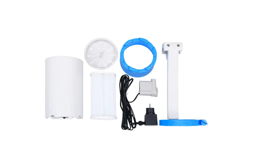 vidaXL 3070798 Splasher Pool With Hanging Skimmer And Pump 350x90cm White vidaXL 3070798 Splasher Pool With Hanging Skimmer And Pump 350x90cm White