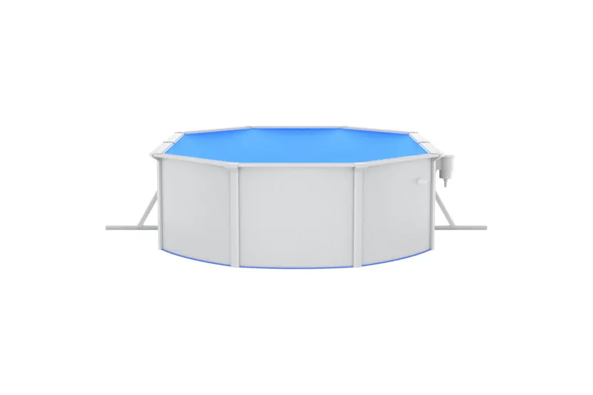 vidaXL 3098043 Swimming Pool With Safety Ladder 490x360x120cm vidaXL 3098043 Swimming Pool With Safety Ladder 490x360x120cm