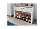 Germania 422778 Shoe Bench Top White And Sonoma Oak 3192-178 Germania 422778 Shoe Bench Top White And Sonoma Oak 3192-178