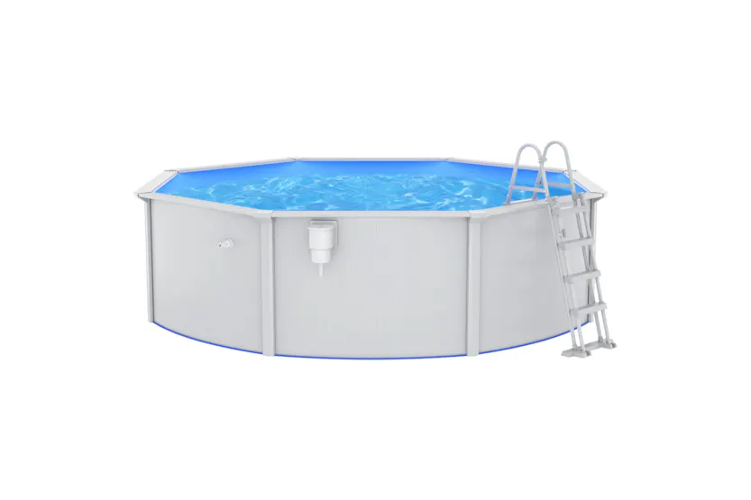 vidaXL 3098041 Swimming Pool With Safety Ladder 460x120cm vidaXL 3098041 Swimming Pool With Safety Ladder 460x120cm