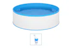 vidaXL 3070798 Splasher Pool With Hanging Skimmer And Pump 350x90cm White vidaXL 3070798 Splasher Pool With Hanging Skimmer And Pump 350x90cm White