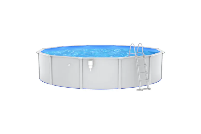 vidaXL 3098042 Swimming Pool With Safety Ladder 550x120cm vidaXL 3098042 Swimming Pool With Safety Ladder 550x120cm