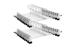 Songmics CRI003-20 Metal Trouser Hangers 20 Pieces Songmics CRI003-20 Metal Trouser Hangers 20 Pieces