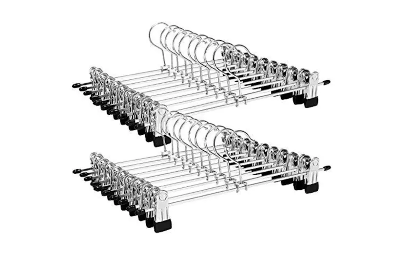 Songmics CRI003-20 Metal Trouser Hangers 20 Pieces Songmics CRI003-20 Metal Trouser Hangers 20 Pieces