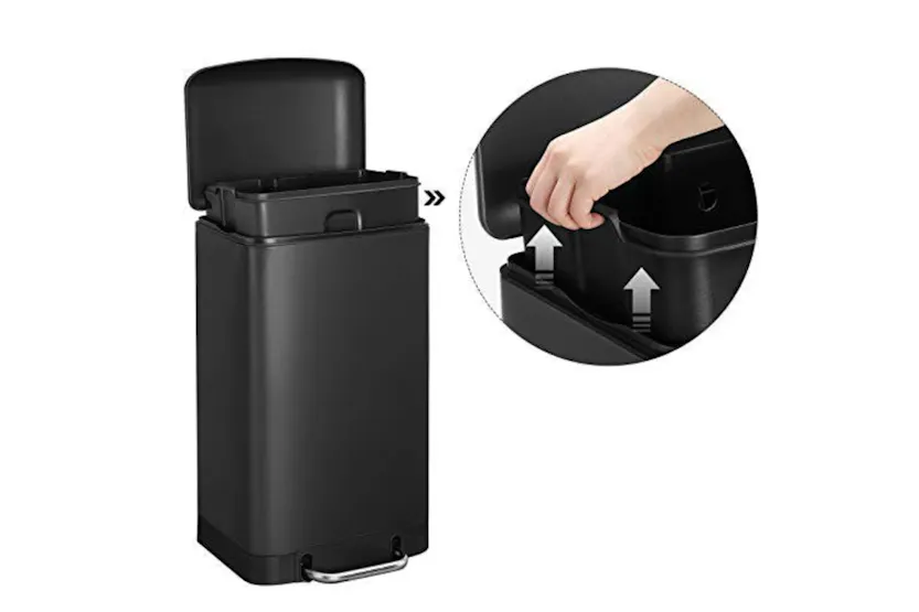 Songmics LTB01BK 30L Rubbish Bin Songmics LTB01BK 30L Rubbish Bin