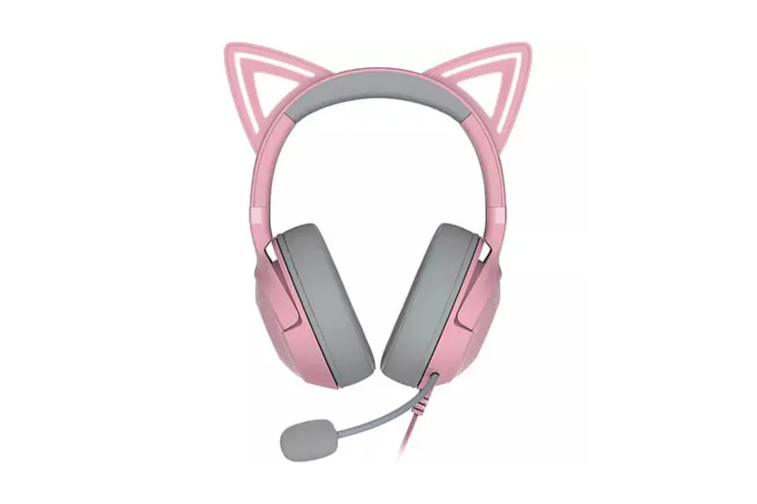 Razer Kraken Kitty V2 Wired RGB Headset | Quartz Razer Kraken Kitty V2 Wired RGB Headset | Quartz