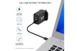 Port Designs 65W 3 Port GaN Wall Charger & UK USB-C Cable | 2m Port Designs 65W 3 Port GaN Wall Charger & UK USB-C Cable | 2m