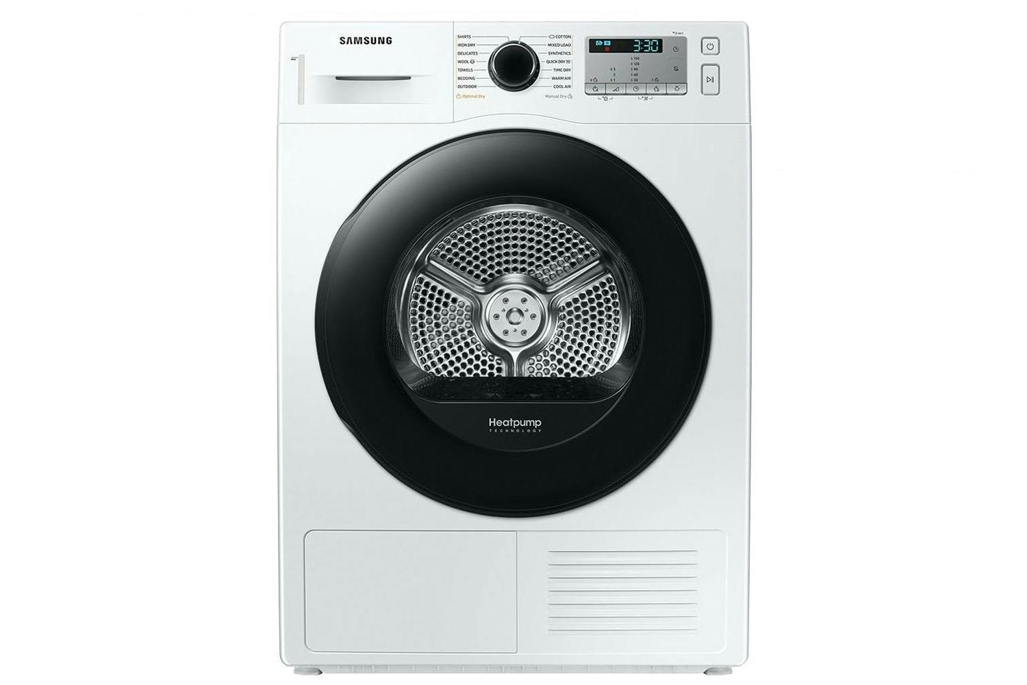 Samsung DV5000 Heat Pump Tumble Dryer A++, 9kg DV90TA040AH/EU