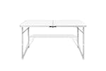 vidaXL 41325 Foldable Camping Table Height Adjustable Aluminium 120 X 60cm vidaXL 41325 Foldable Camping Table Height Adjustable Aluminium 120 X 60cm