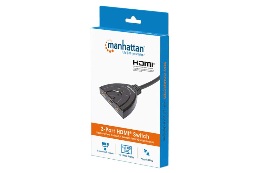 Manhattan 1080p 3 Port HDMI Switch