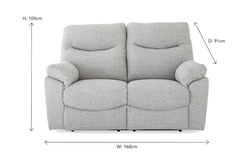 Danielle 2 Seater Sofa | Power Recliner | Stone Danielle 2 Seater Sofa | Power Recliner | Stone
