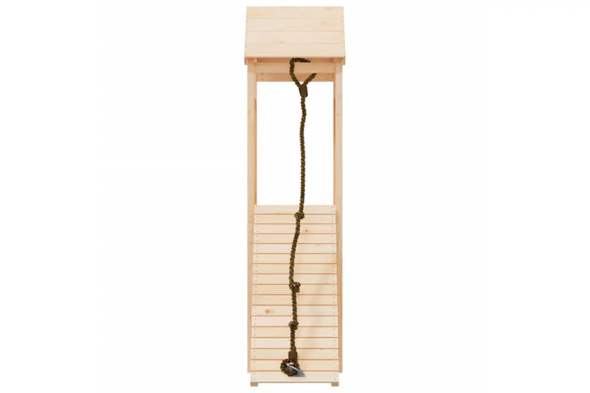 vidaXL 3155810 Playhouse With Climbing Wall Solid Wood Pine vidaXL 3155810 Playhouse With Climbing Wall Solid Wood Pine
