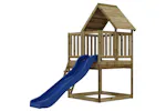 vidaXL 3155935 Playhouse With Slide Ladder Impregnated Wood Pine vidaXL 3155935 Playhouse With Slide Ladder Impregnated Wood Pine