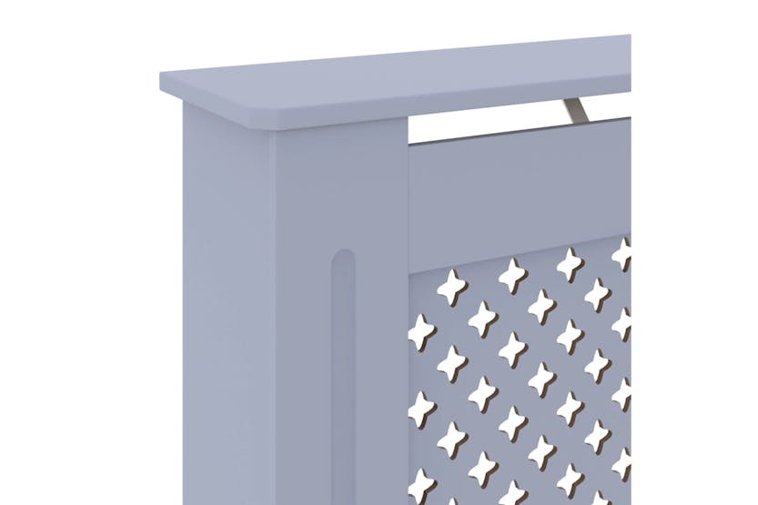 vidaXL Mdf Radiator Cover Grey 78cm vidaXL Mdf Radiator Cover Grey 78cm