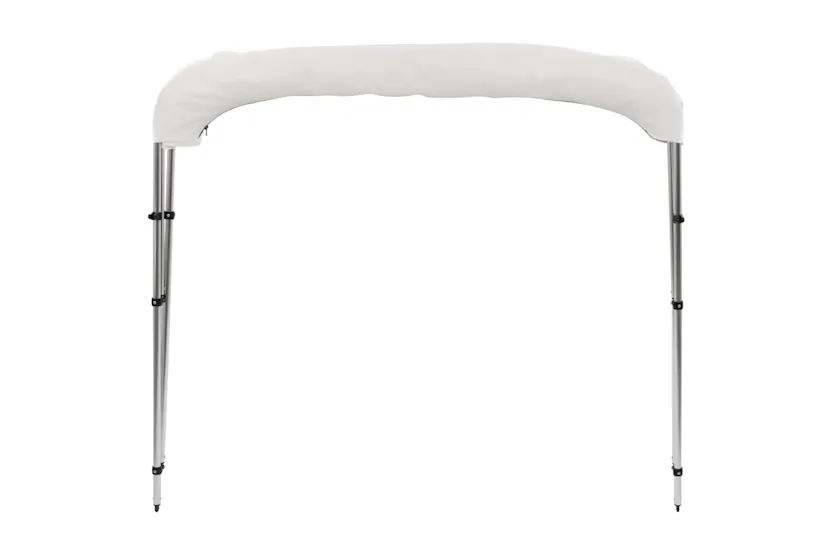 vidaXL 92362 3 Bow Bimini Top White 183x196x137cm vidaXL 92362 3 Bow Bimini Top White 183x196x137cm