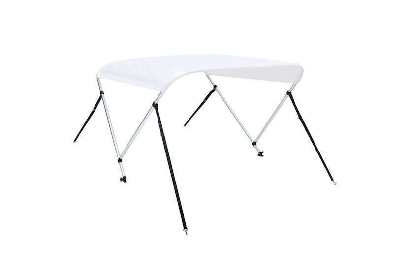 vidaXL 93124 2 Bow Bimini Top White 180x130x110cm vidaXL 93124 2 Bow Bimini Top White 180x130x110cm