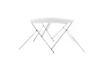 vidaXL 92362 3 Bow Bimini Top White 183x196x137cm vidaXL 92362 3 Bow Bimini Top White 183x196x137cm