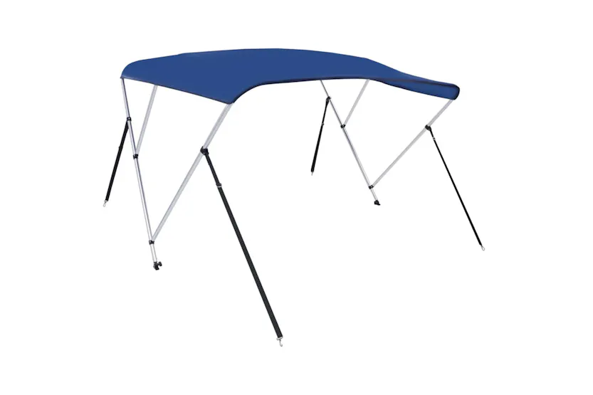 vidaXL 92363 3 Bow Bimini Top Blue 183x140x137cm vidaXL 92363 3 Bow Bimini Top Blue 183x140x137cm