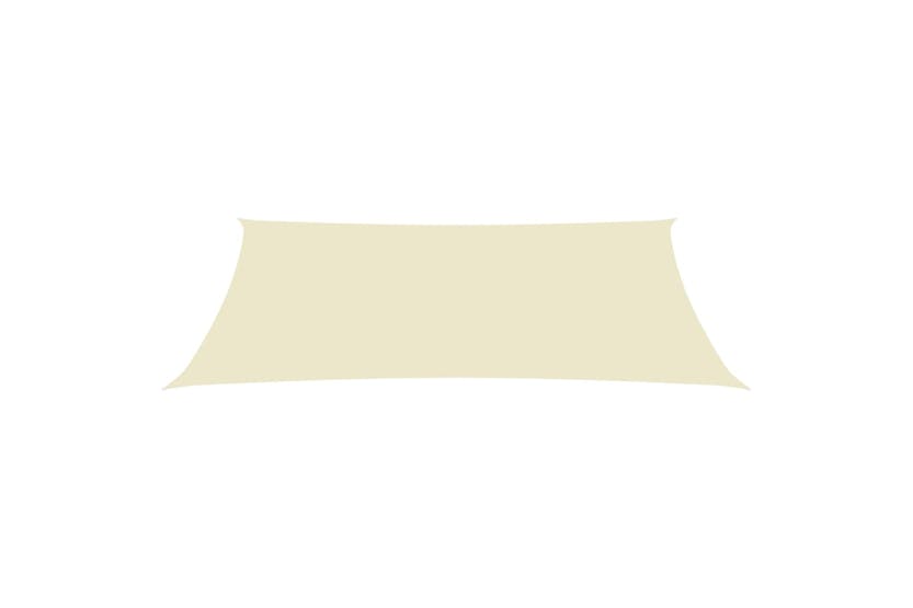 vidaXL 135204 Sunshade Sail Oxford Fabric Rectangular 2x5 M Cream vidaXL 135204 Sunshade Sail Oxford Fabric Rectangular 2x5 M Cream