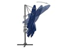 vidaXL 47002 Cantilever Umbrella With Aluminium Pole 3x3 M Azure Blue vidaXL 47002 Cantilever Umbrella With Aluminium Pole 3x3 M Azure Blue