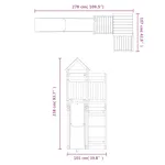 Vidaxl 3156872 Outdoor Playset Solid Wood Douglas Vidaxl 3156872 Outdoor Playset Solid Wood Douglas