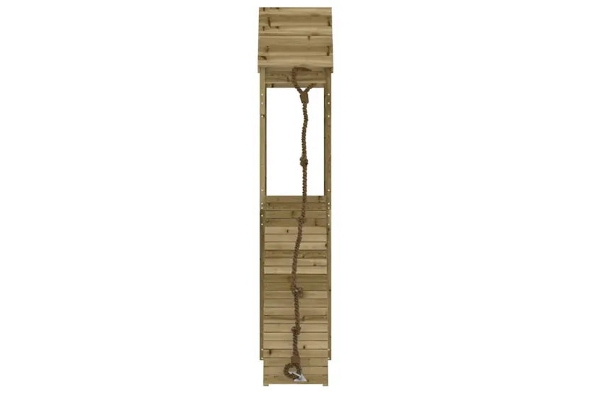 vidaXL 3156900 Playhouse With Climbing Wall Impregnated Wood Pine vidaXL 3156900 Playhouse With Climbing Wall Impregnated Wood Pine