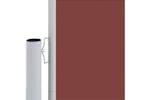 vidaXL 318045 Retractable Side Awning Brown 200x1000cm vidaXL 318045 Retractable Side Awning Brown 200x1000cm