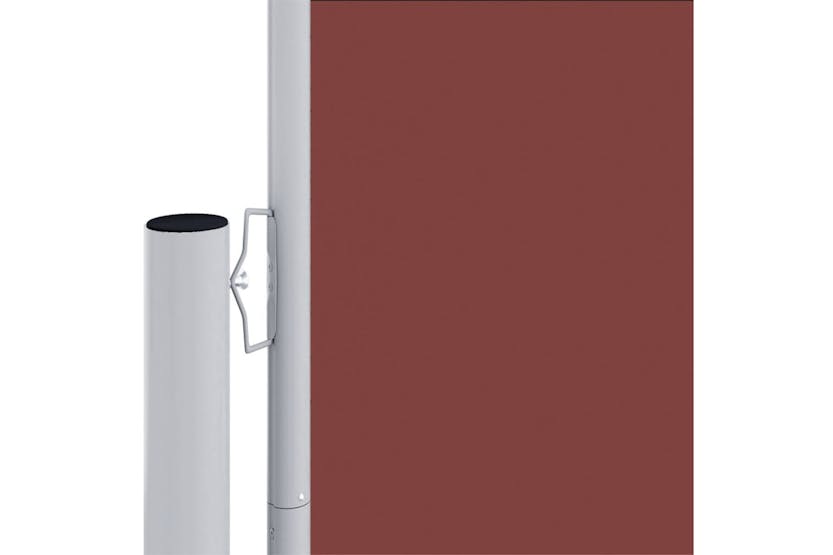 vidaXL 318045 Retractable Side Awning Brown 200x1000cm vidaXL 318045 Retractable Side Awning Brown 200x1000cm
