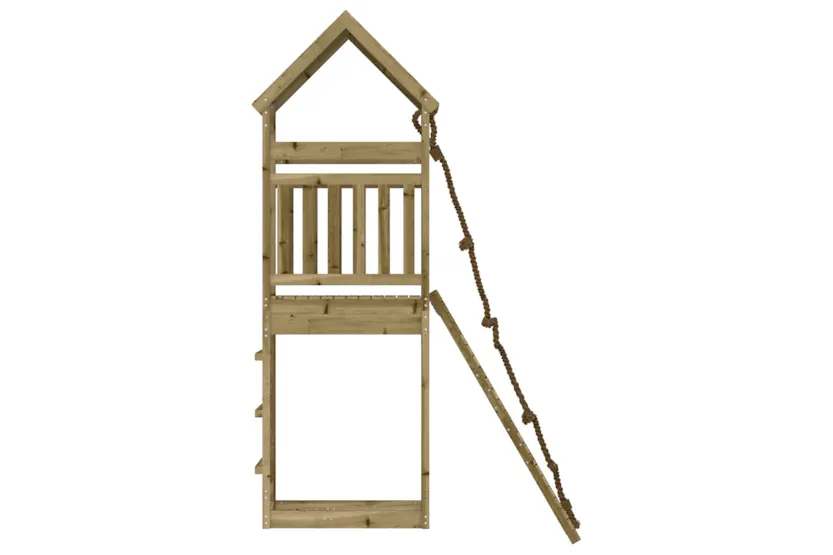 vidaXL 3156900 Playhouse With Climbing Wall Impregnated Wood Pine vidaXL 3156900 Playhouse With Climbing Wall Impregnated Wood Pine