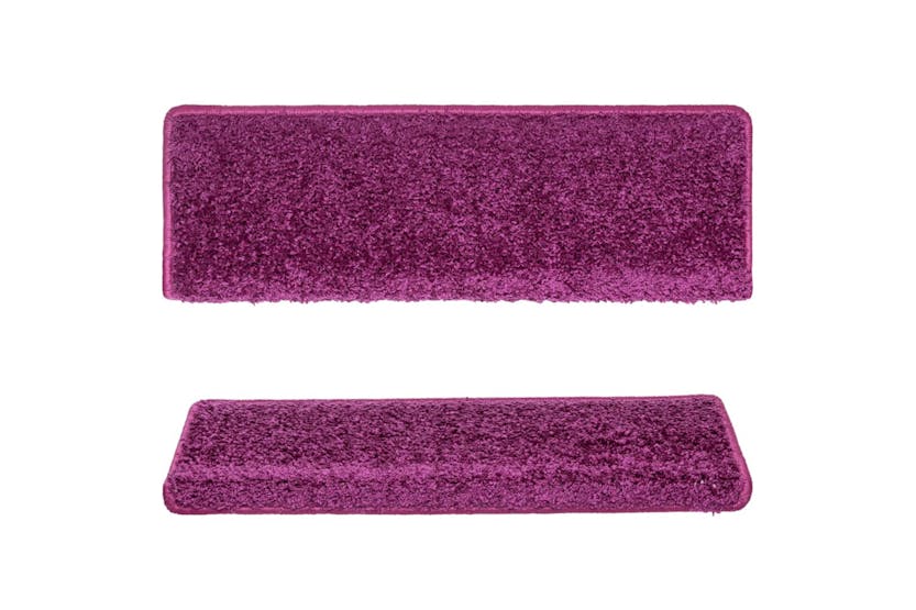 vidaXL 149824 Stair Mats 5 Pcs 65x21x4cm Violet vidaXL 149824 Stair Mats 5 Pcs 65x21x4cm Violet