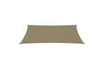 vidaXL 135154 Sunshade Sail Oxford Fabric Rectangular 2.5x5 M Beige vidaXL 135154 Sunshade Sail Oxford Fabric Rectangular 2.5x5 M Beige