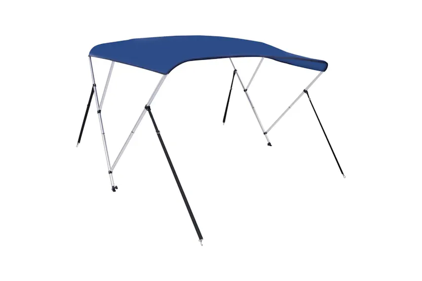 vidaXL 92364 3 Bow Bimini Top Blue 183x160x137cm vidaXL 92364 3 Bow Bimini Top Blue 183x160x137cm