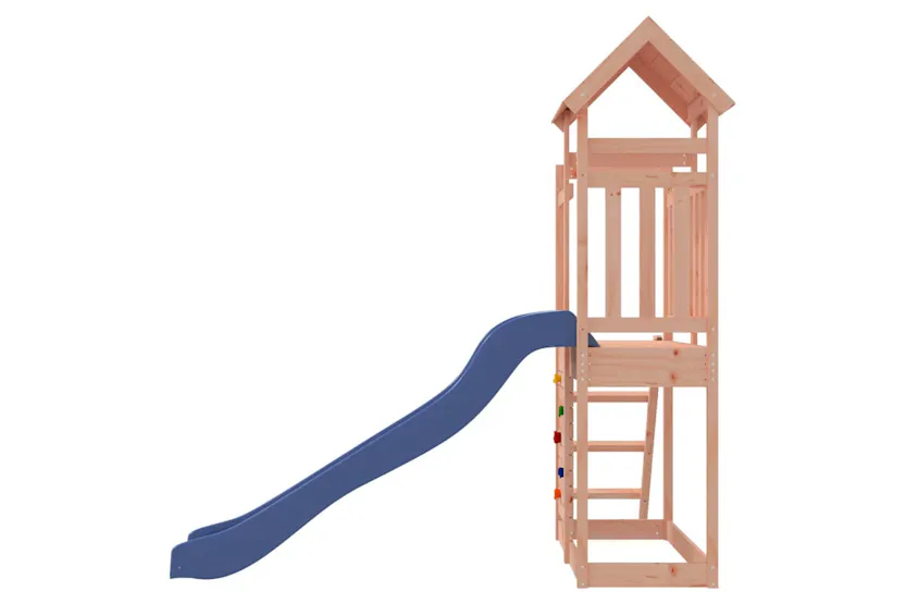 vidaXL 3155889 Playhouse With Slide Rockwall Solid Wood Douglas vidaXL 3155889 Playhouse With Slide Rockwall Solid Wood Douglas