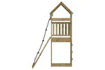 vidaXL 3156900 Playhouse With Climbing Wall Impregnated Wood Pine vidaXL 3156900 Playhouse With Climbing Wall Impregnated Wood Pine